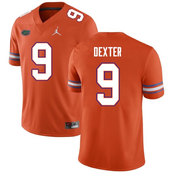 Men #9 Gervon Dexter Florida Gators College Football Jersey Orange